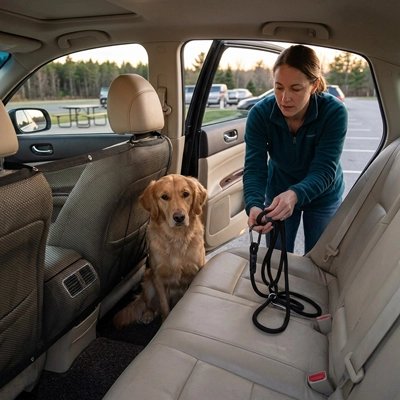Filet pour chien pour voiture