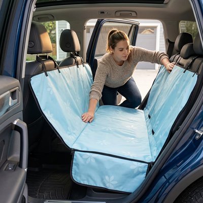 Housse voiture chien