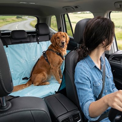 Housse voiture chien